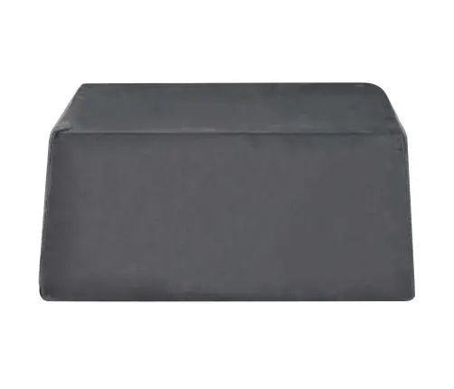 Kājas Spilvens Vienkrāsains Pelēka Vidaxl