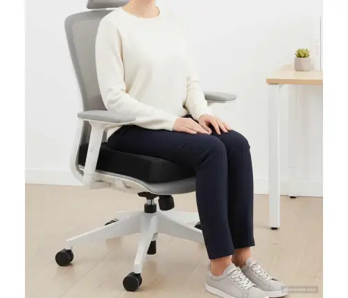 Sēdvietas Spilvens Melna Vidaxl