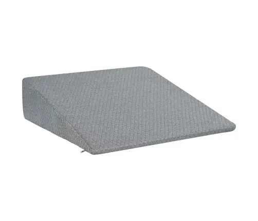 Spilvens Ar Slīpu Formu Vienkrāsains Pelēka Vidaxl