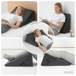 Spilvens Ar Slīpu Formu Cits Pelēka 55 X 55 X 26 Cm Vidaxl