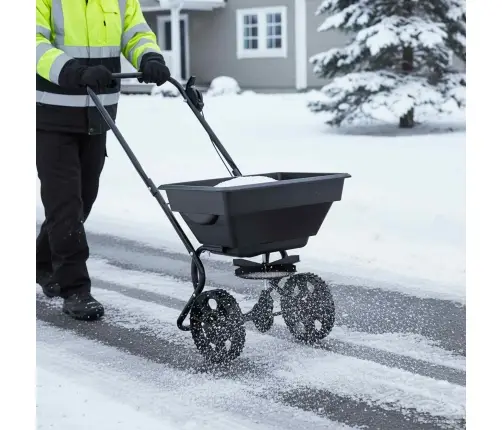 Izsēvējs Melna 80 X 46 X 75 Cm Pvc Un Tērauds Vidaxl