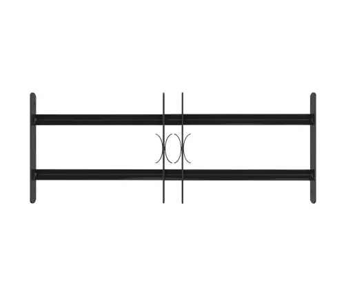 Loga Restes Melna 76 X 30 Cm Tērauds Ar Pulverkrāsas Pārklājumu Vidaxl