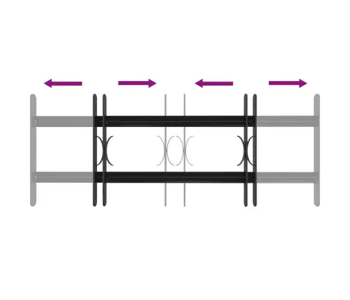 Loga Restes Melna 76 X 30 Cm Tērauds Ar Pulverkrāsas Pārklājumu Vidaxl