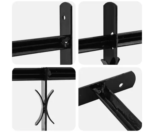 Loga Restes Melna 115 X 30 Cm Vidaxl