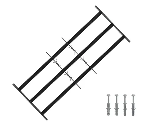 Loga Restes Melna 116 X 45 Cm Vidaxl