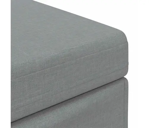 Krēsls Gaiši Pelēks 41 X 41 X 40 Cm Audums Un Inženierijas Koks Vidaxl