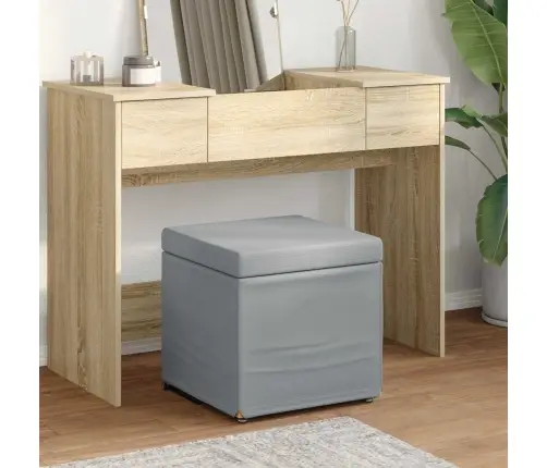 Krēsls Gaiši Pelēks 41 X 41 X 40 Cm Audums Un Inženierijas Koks Vidaxl