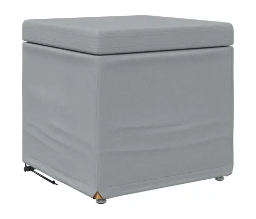 Krēsls Gaiši Pelēks 41 X 41 X 40 Cm Audums Un Inženierijas Koks Vidaxl