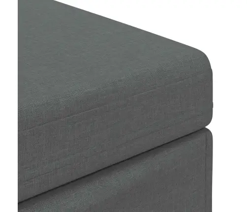 Krēsls Tumši Pelēks 41 X 41 X 40 Cm Audums Un Inženierijas Koks Vidaxl