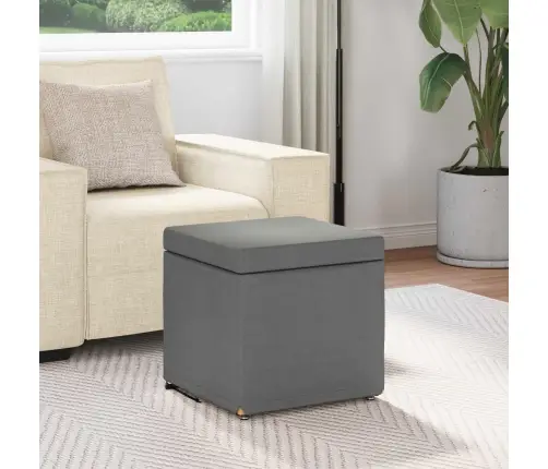 Krēsls Tumši Pelēks 41 X 41 X 40 Cm Audums Un Inženierijas Koks Vidaxl