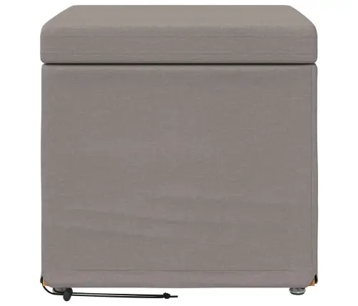 Krēsls Pelēkbrūna 41 X 41 X 40 Cm Audums Un Inženierijas Koks Vidaxl