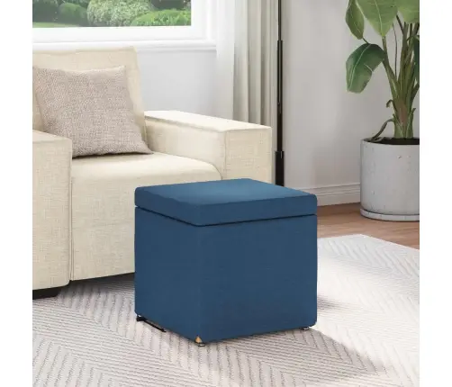 Krēsls Zila 41 X 41 X 40 Cm Audums Un Inženierijas Koks Vidaxl