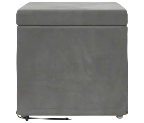 Sūpynes Tamsiai Pilka Velvetas Ir Inžinerinė Medis