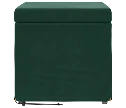 Sūpynes Tamsiai Žalia Velvetas Ir Inžinerinė Medis