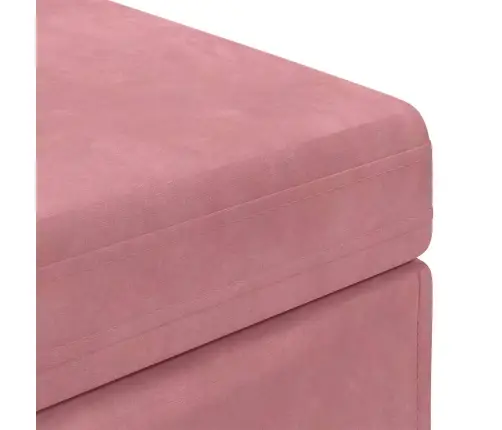 Sūpynes Rožinė 41 X 41 X 40 Cm Velvetas Ir Inžinerinė Medis