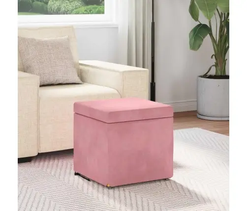 Sūpynes Rožinė 41 X 41 X 40 Cm Velvetas Ir Inžinerinė Medis