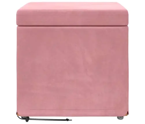 Sūpynes Rožinė 41 X 41 X 40 Cm Velvetas Ir Inžinerinė Medis