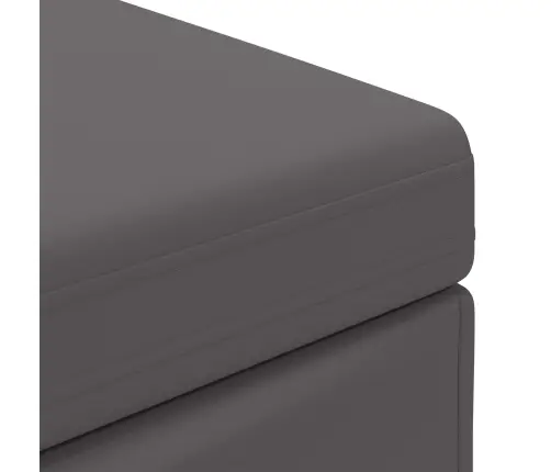 Krēsls Pelēka 41 X 41 X 40 Cm Mākslīgā Āda Un Inženierijas Koks Vidaxl