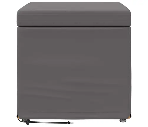 Krēsls Pelēka 41 X 41 X 40 Cm Mākslīgā Āda Un Inženierijas Koks Vidaxl