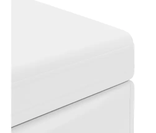 Krēsls Balts 41 X 41 X 40 Cm Mākslīgā Āda Un Inženierijas Koks Vidaxl