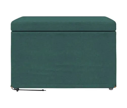 Krēsls Tumši Zaļš 61 X 41 X 40 Cm Audums Un Inženierijas Koks Vidaxl