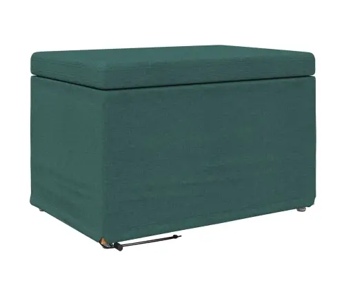 Krēsls Tumši Zaļš 61 X 41 X 40 Cm Audums Un Inženierijas Koks Vidaxl