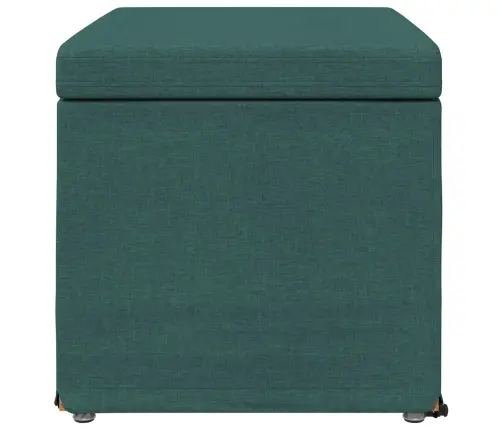 Krēsls Tumši Zaļš 61 X 41 X 40 Cm Audums Un Inženierijas Koks Vidaxl