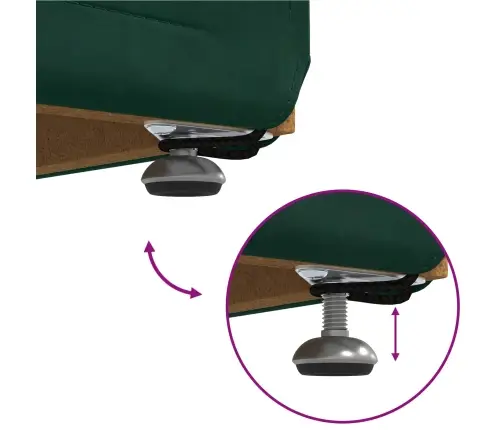 Sūpynes Tamsiai Žalia Velvetas Ir Inžinerinė Medis