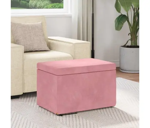 Sūpynes Rožinė 61 X 41 X 40 Cm Velvetas Ir Inžinerinė Medis