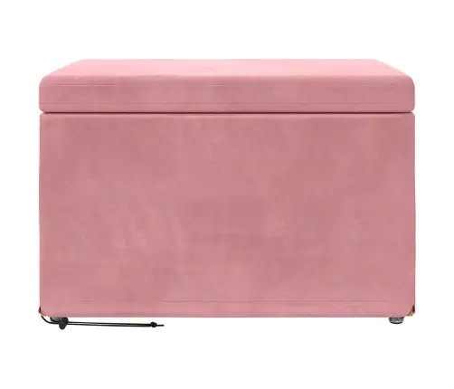Sūpynes Rožinė 61 X 41 X 40 Cm Velvetas Ir Inžinerinė Medis