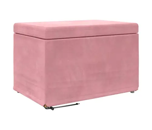 Sūpynes Rožinė 61 X 41 X 40 Cm Velvetas Ir Inžinerinė Medis