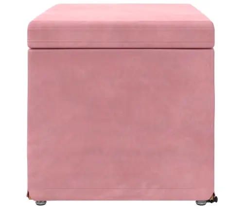 Sūpynes Rožinė 61 X 41 X 40 Cm Velvetas Ir Inžinerinė Medis