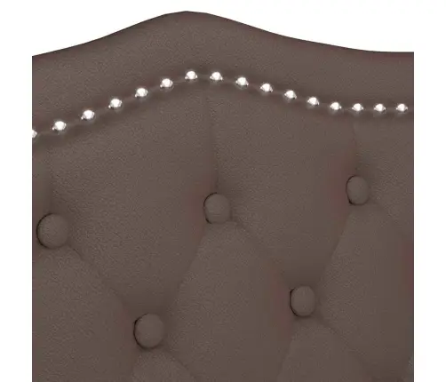 Česterfildo Suolas Ruda 120,5 X 65 X 75 Cm Dirbtinė Oda