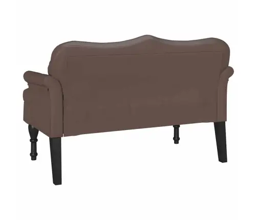 Česterfildo Suolas Ruda 120,5 X 65 X 75 Cm Dirbtinė Oda