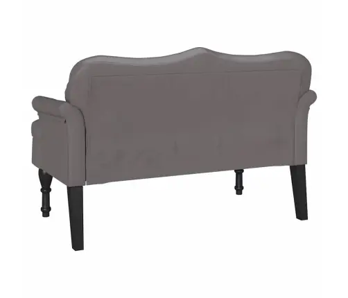 Čestafīlda Sola Pelēka 120.5 X 65 X 75 Cm Mākslīgā Āda Vidaxl