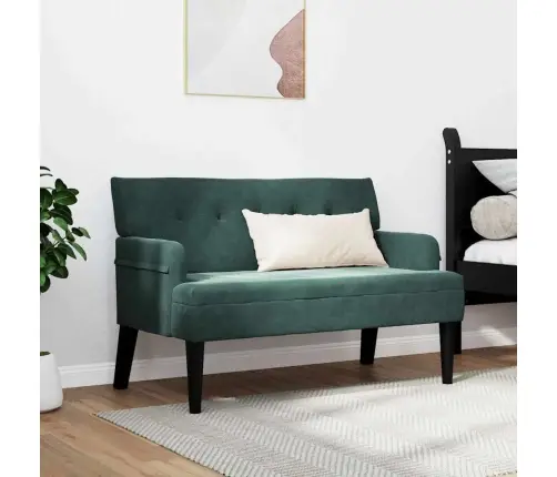 Chesterfieldi Pink Tume Rohelise 112 X 65,5 X 75 Cm Samet