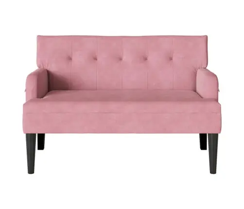 Čestafīlda Sola Rozā 112 X 65.5 X 75 Cm Samts Vidaxl