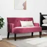 Chesterfieldi Pink Veinpunane 112 X 65,5 X 75 Cm Samet