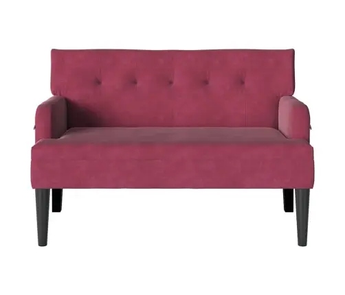 Chesterfieldi Pink Veinpunane 112 X 65,5 X 75 Cm Samet