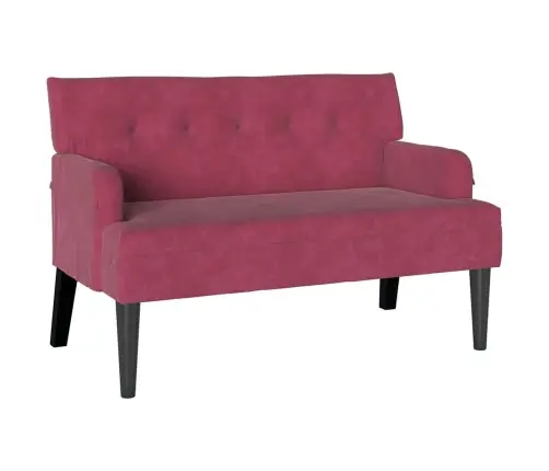 Chesterfieldi Pink Veinpunane 112 X 65,5 X 75 Cm Samet