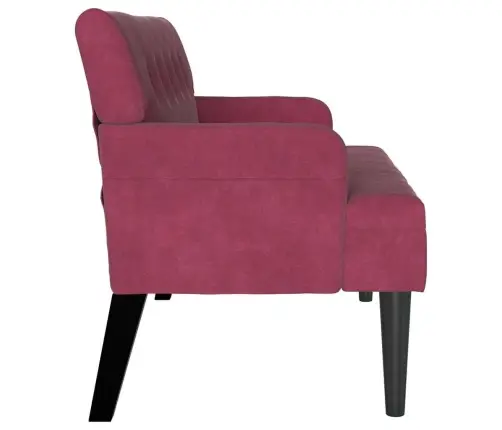Chesterfieldi Pink Veinpunane 112 X 65,5 X 75 Cm Samet