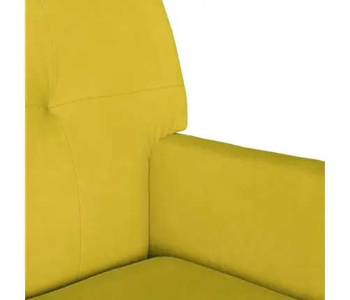 Čestafīlda Sola Dzeltena 112 X 65.5 X 75 Cm Samts Vidaxl