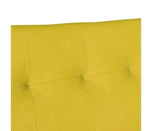 Čestafīlda Sola Dzeltena 112 X 65.5 X 75 Cm Samts Vidaxl