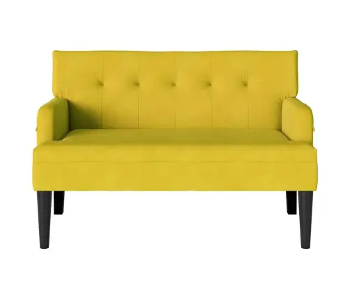 Čestafīlda Sola Dzeltena 112 X 65.5 X 75 Cm Samts Vidaxl