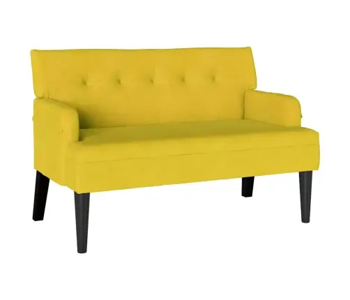 Čestafīlda Sola Dzeltena 112 X 65.5 X 75 Cm Samts Vidaxl