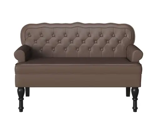 Čestafīlda Sola Brūna 119.5 X 64.5 X 75 Cm Mākslīgā Āda Vidaxl