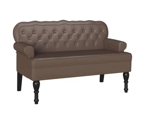 Čestafīlda Sola Brūna 119.5 X 64.5 X 75 Cm Mākslīgā Āda Vidaxl