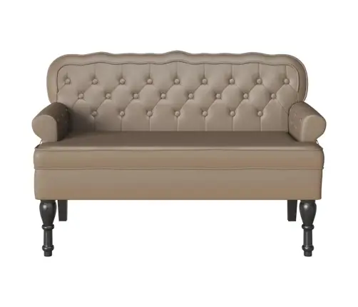 Čestafīlda Sola Kapučīno 119.5 X 64.5 X 75 Cm Mākslīgā Āda Vidaxl