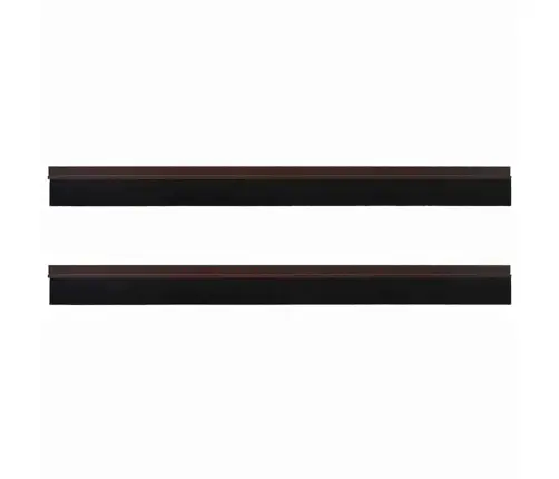 Isekleebivad Uksed Brush Seibid 2 Pcs Pruun 100 Cm