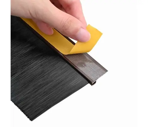 Pašlīpojošas Durvju Birstes 2 Pcs Brūna 100 Cm Vidaxl